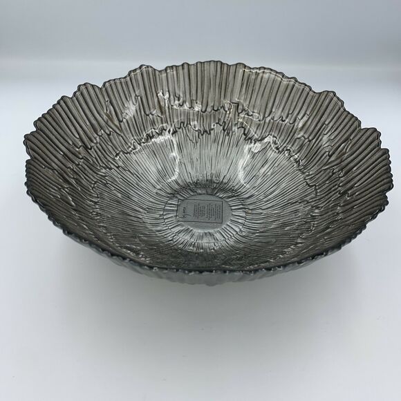 Arda Glassware Silver Handpainted Bowl - Picture 6 of 8